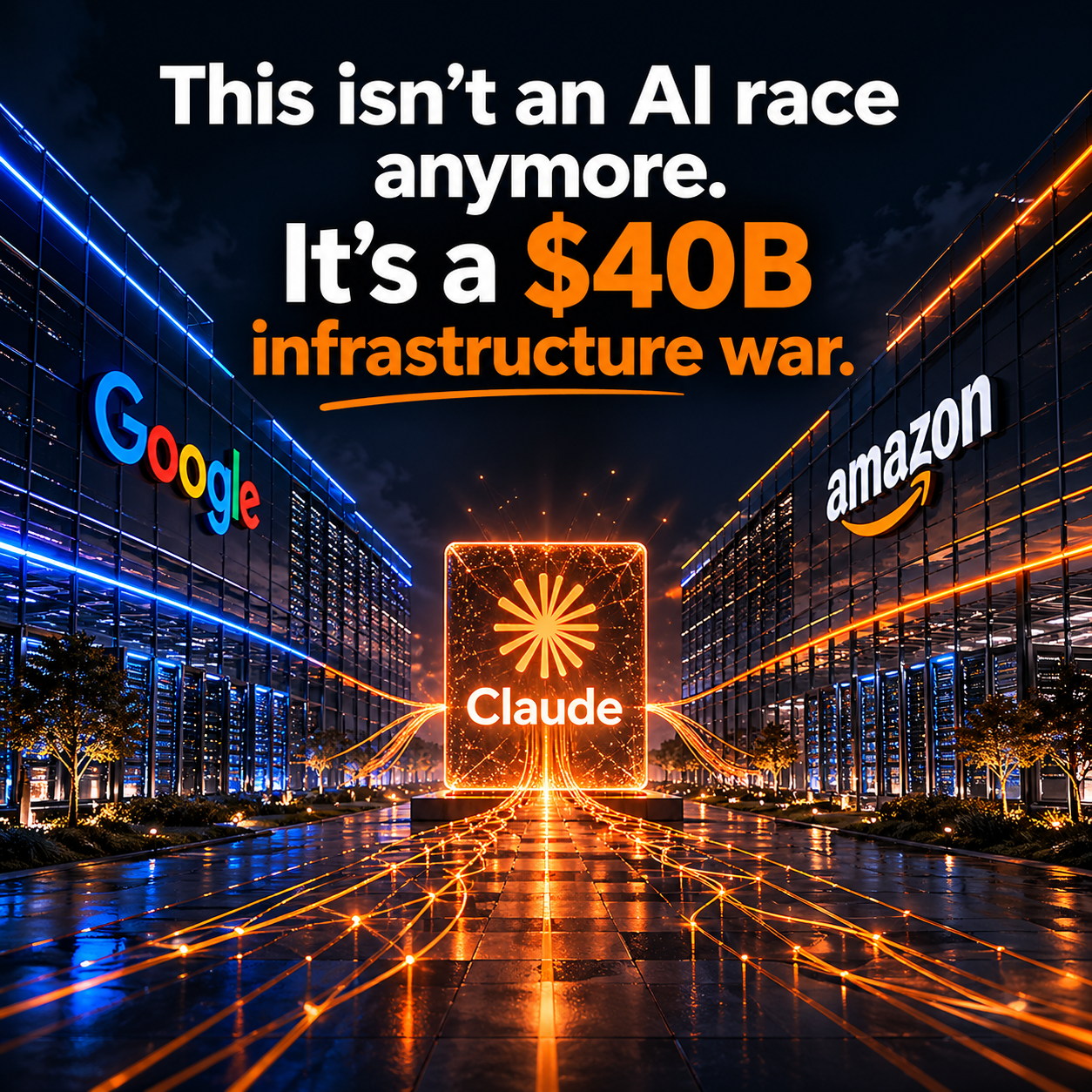 The AI infrastructure war between Google, Amazon and Claude
